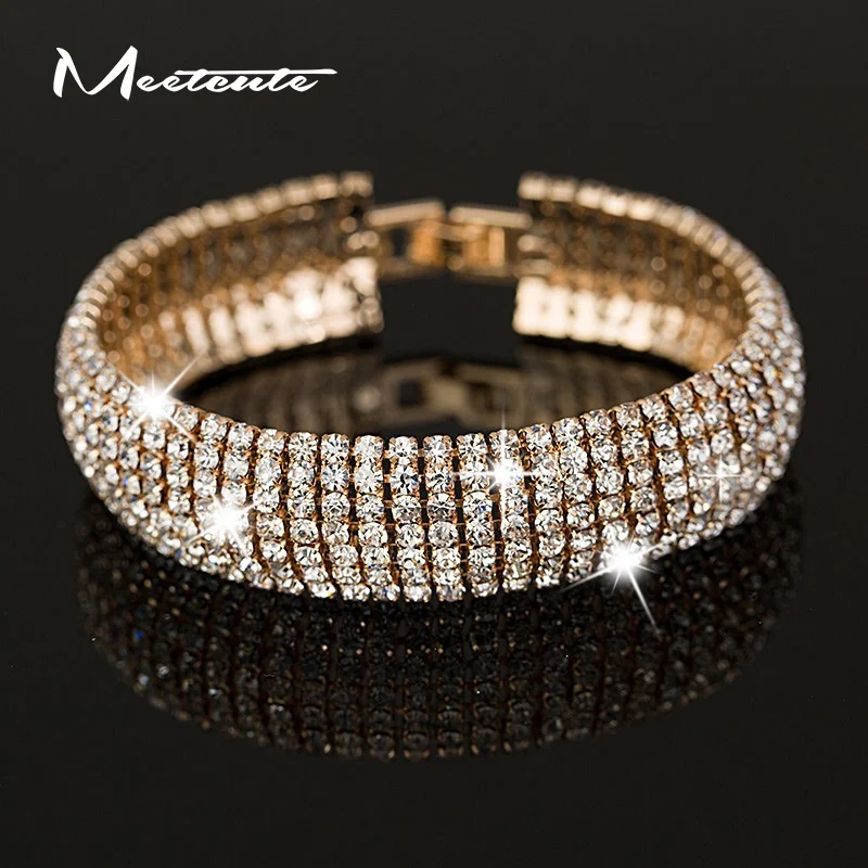 Buy Meetcute Brand Fashion Luxury Wide Cubic Zirconia