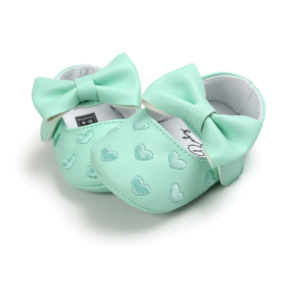 Весенняя обувь принцессы для новорожденных девочек; мокасины; 0-18 месяцев; обувь для кроватки; CX50C