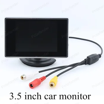 

for Rear View Camera Parking digital color 3.5 inch Tft LCD small display for Camera Rearview Car Monitor free Shipping