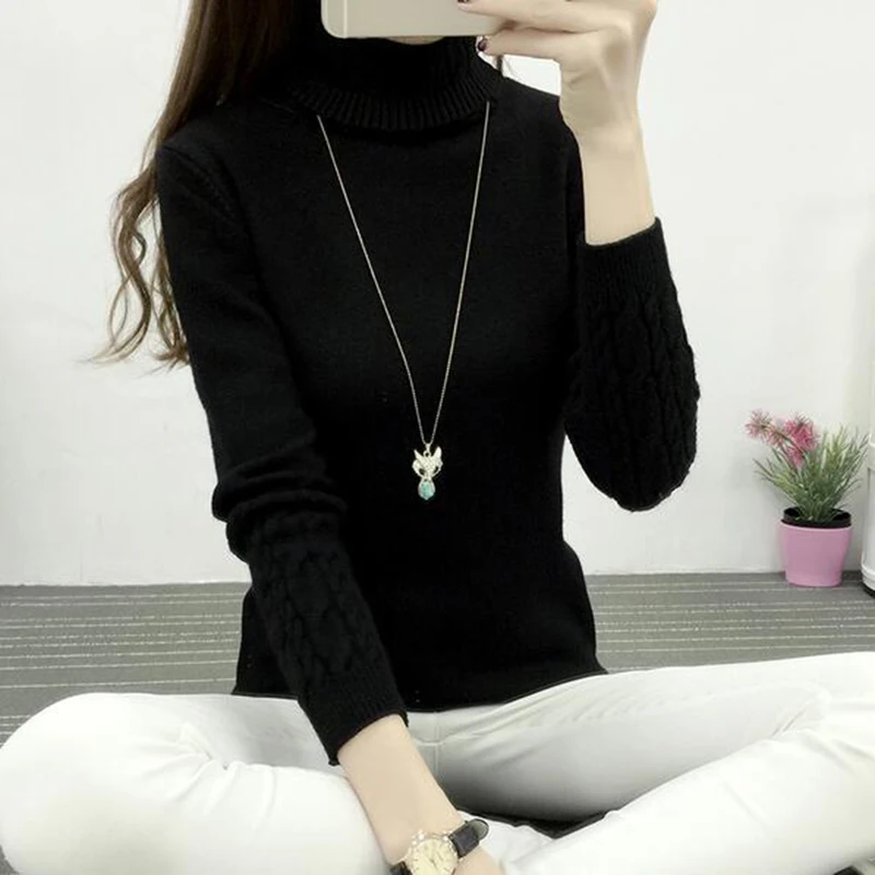 Women Turtleneck Winter Sweater Women 2019 Long Sleeve Knitted Women Sweaters And Pullovers Female Jumper Tricot Tops LY571 Women Turtleneck Winter Sweater Women 2019 Long Sleeve Knitted Women Sweaters And Pullovers Female Jumper Tricot Tops LY571