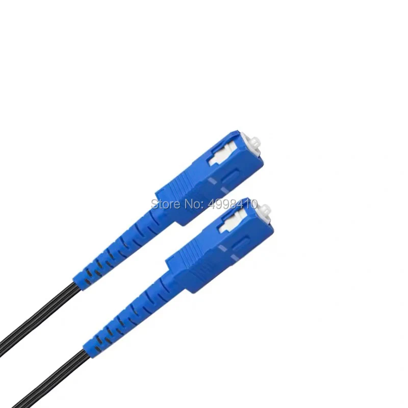100 м наружный SC Simplex FTTH капельный патч-кабель SC Одномодовый Simplex G657A волоконно-оптический патч-корд FTTH волоконно-оптический соединительный кабель