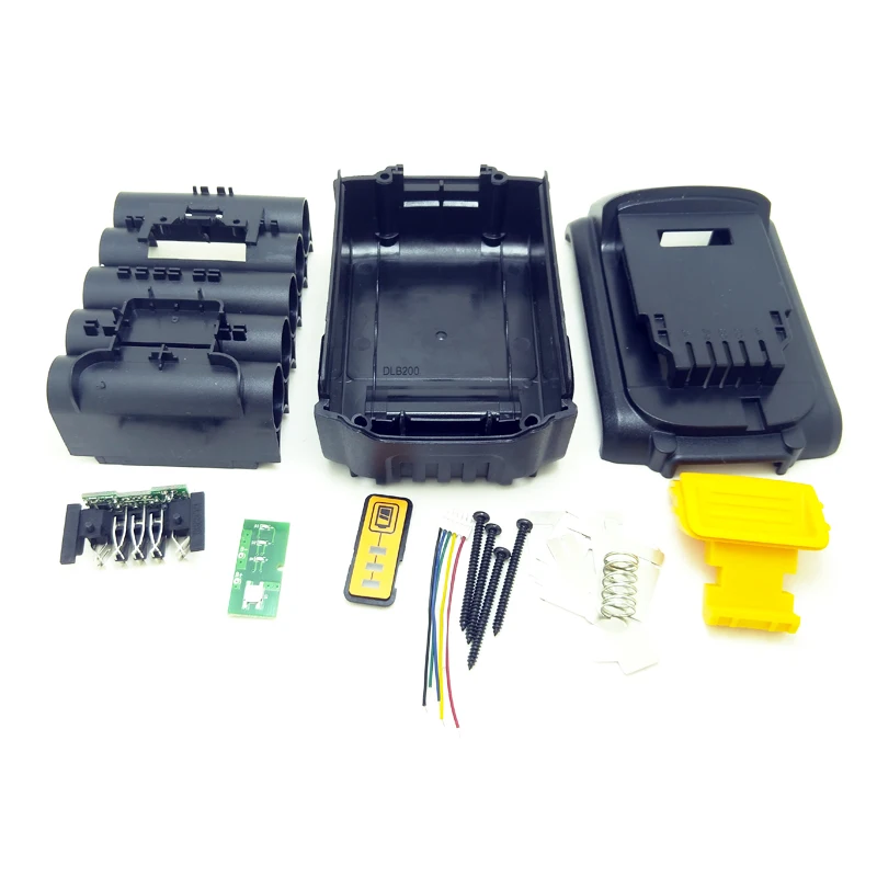 

DCB200 Battery Plastical Case (no battery cell ) Replacement For Dewalt 18V 20V 3.0Ah 4.0Ah DCB200 Li-ion Battery