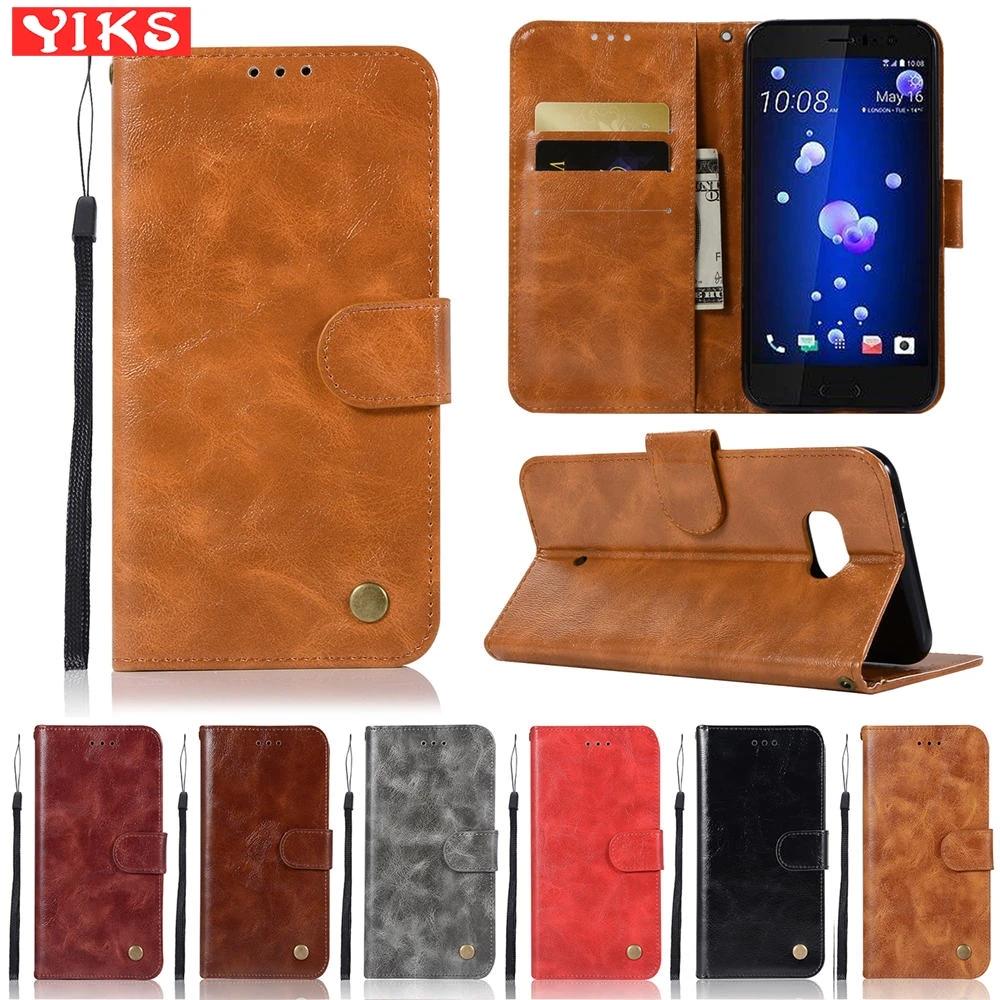 

For HTC U11 Case Luxury PU Leather Wallet Case Cover for fundas Htc u11 Case Flip Protective Phone Cover Bag Skin For Htc u 11