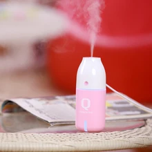 Q bottle style USB Car Mini Humidifier Air Purifier Freshener Essential Oil Diffuser waterless auto shutdown for Home Office Car