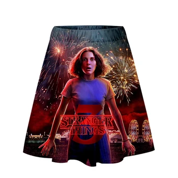 

Stranger Thing 3 3D Printed Women Skirt Fashion Streetwear Short Skirts Hot Sale Harajuku Girls Trendy Summer Wear 2019