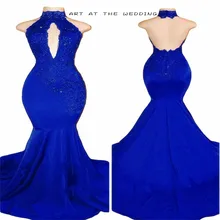 Женский сексуальный топ "Русалка" Вечерние платья для выпускного вечера длинные с кружевными аппликациями