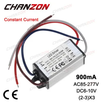 Constant Current LED Driver 900mA 6-10V 6W 9W 10W 900 mA AC85-265V IP67 Waterproof Lamp Light Power Supply Lighting Transformer