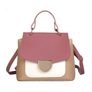 

Woman Bag Contrast Handbag Shoulder Versatile Messenger sac main femme bags for women 2019 torebki damskie handtassen dames