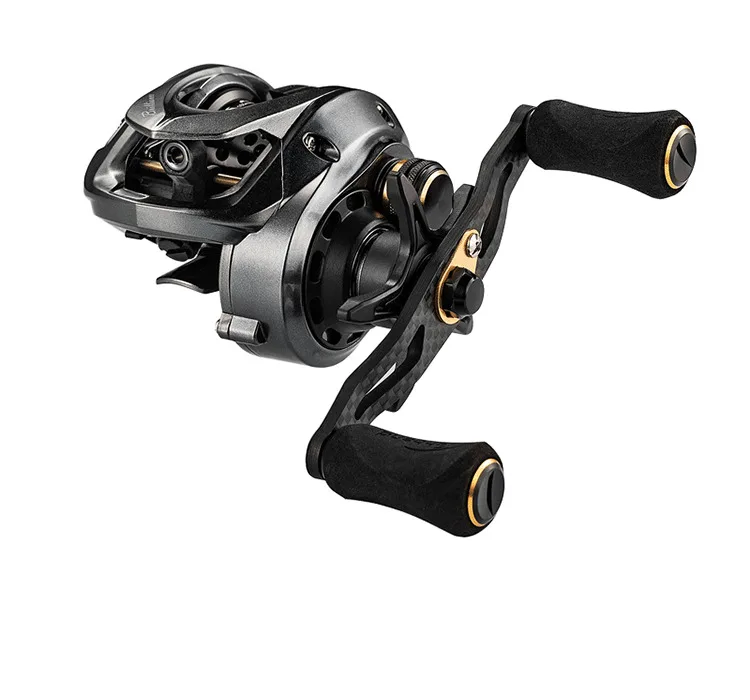 Baitcasting de Carbono 11 + 1bb Madmouse Fishband Direita Esquerda Mão Braço Balancim Carretel Pesca Copo Raso Super Luz 2019new 100hg 101hg 11 mão baitcasting de carbono braço balancim carretel