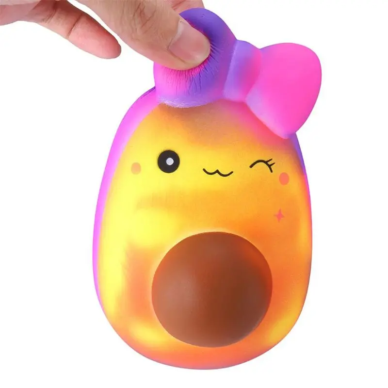 Новые забавные игрушки волшебные авокадо Squishy Jumbo Squishies игрушки изменить цвет медленный рост Снятие Стресса Squeeze Toys