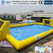 Inflatable Biggors PVC Inflatable Water Football Field Inflatable Soapy Football Field Sport Games Shipping by Sea