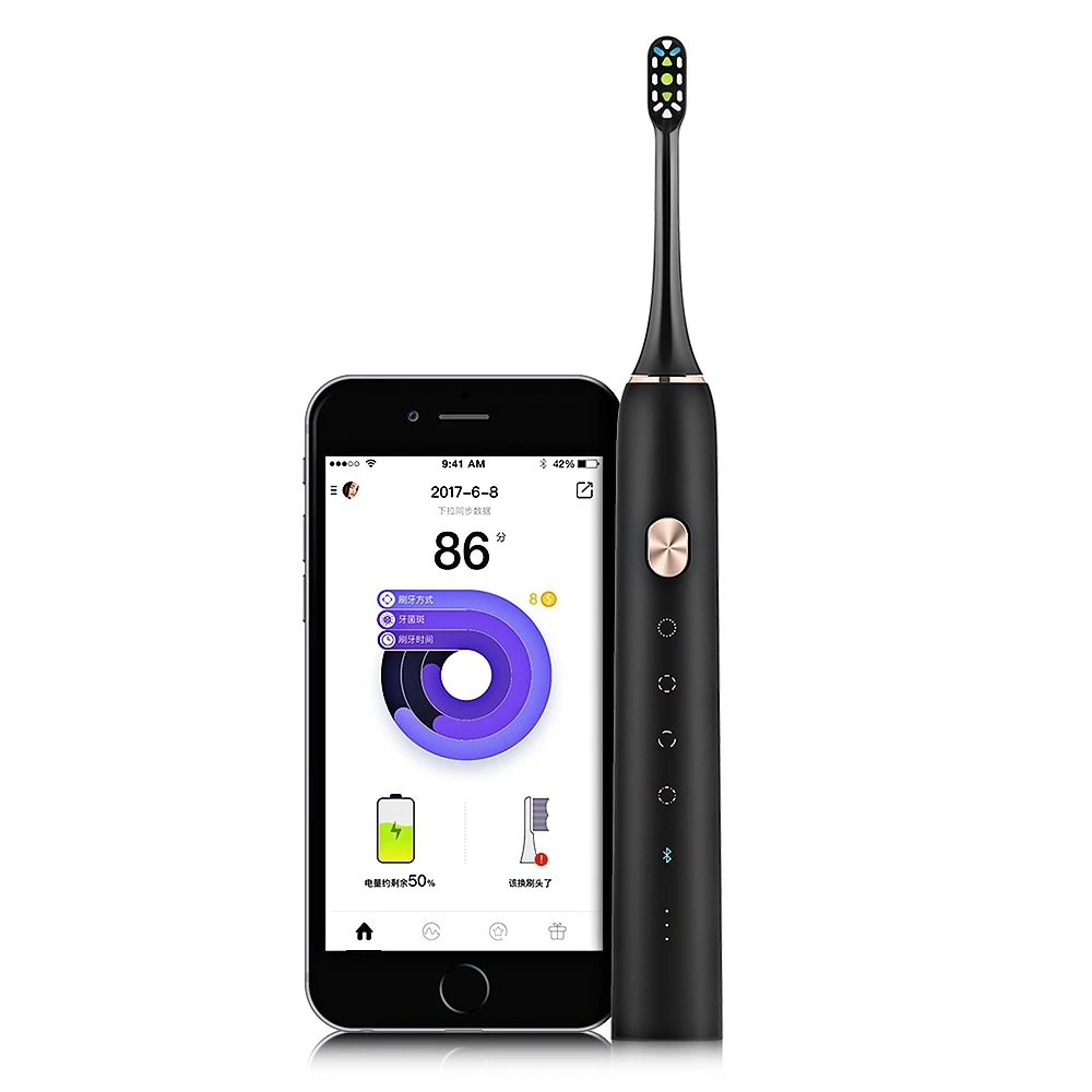 

Xiaomi Mijia Soocare X3 SOOCAS Rechargeable Waterproof Electric Upgraded Waterproof Ultrasonic Tooth-Brush for Smart Home