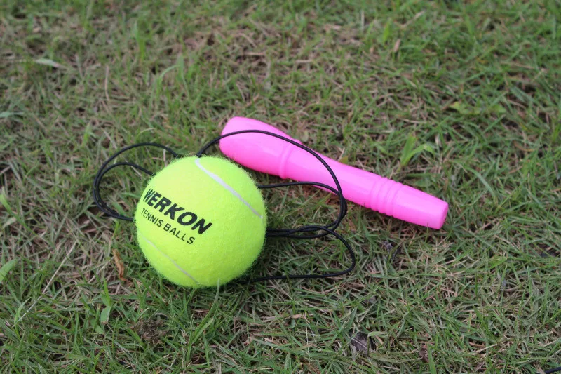 Tennis Ball with Elastic Rope and Handle for Old People Exercise