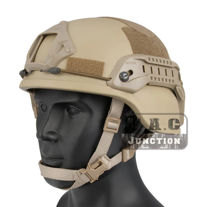 

Emerson Tactical ACH ARC MICH 2000 TC-2000 Helmet Advanced EmersonGear Head Protective with NVG Shroud & Side Rail