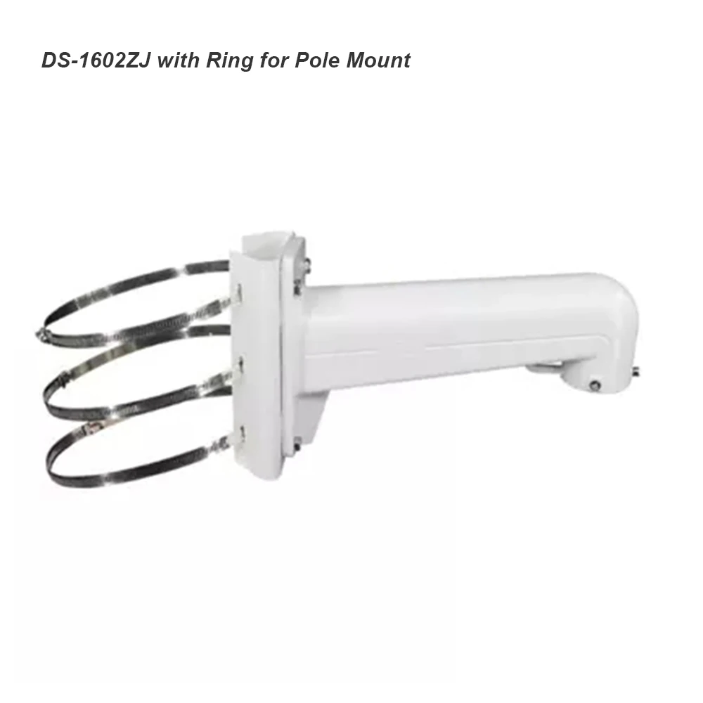 CCTV Security DS-1602ZJ Aluminum Alloy Pole Mount Bracket for HIKVISION PTZ Camera With Ring For Pipe Lam Post Mount CCTV Security DS-1602ZJ Aluminum Alloy Pole Mount Bracket for HIKVISION PTZ Camera With Ring For Pipe Lam Post Mount