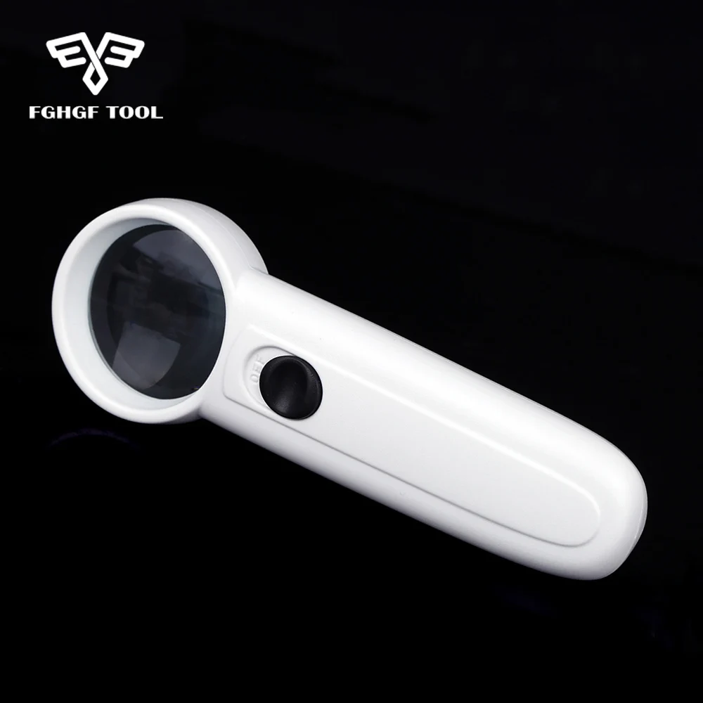 FGHGF 15X Multifunctional Portable Handheld Magnifier Loupe Magnifying