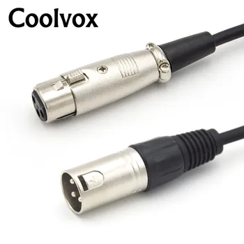 

Audio Mic Cable Patch Balance Cords Male Female Connector XLR Cable Microphone Snake Cord for Condenser Microphone Phantom Power