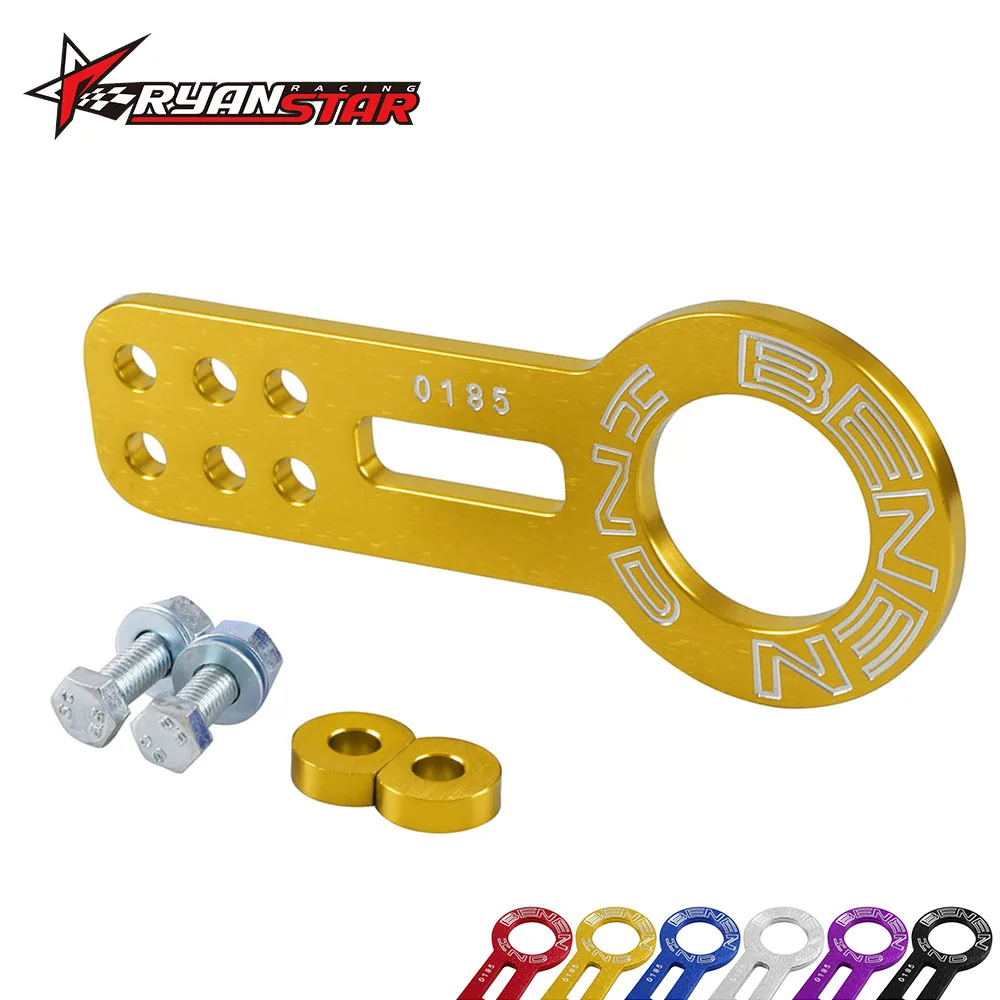 Aluminum Front Tow Hook Set Towing hook for Honda Civic EK EG Acura Integra DC TH001in Towing