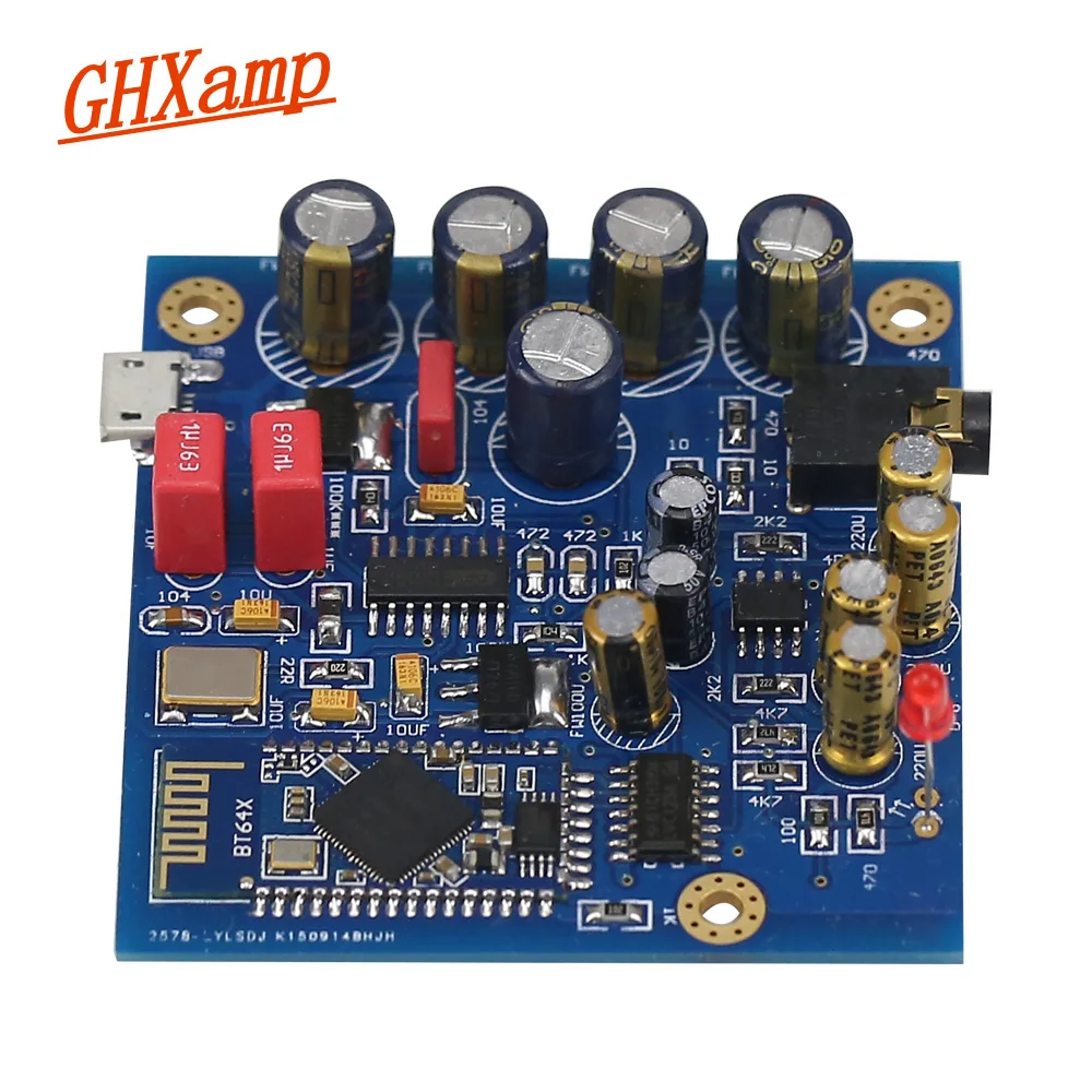 Плата декодирования CSR64215 Bluetooth 4 2 ЦАП ES9023 I2S независимое декодирование Hi Fi AD823 APTX
