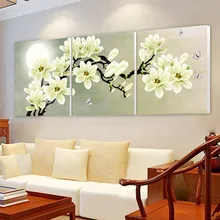 Печать плакат холст стены искусства орхидеи украшения искусства маслом модульные картины на стене гостиной КУАДРОС(без рамки) 3 шт