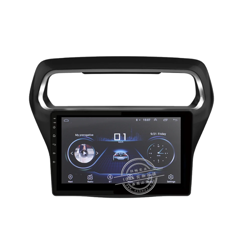 Perfect HACTIVOL 9" 1024*600 Quadcore android 8.1 car radio gps navi for Ford Escort 2015-2017 car DVD player with 1G RAM 16G ROM 1