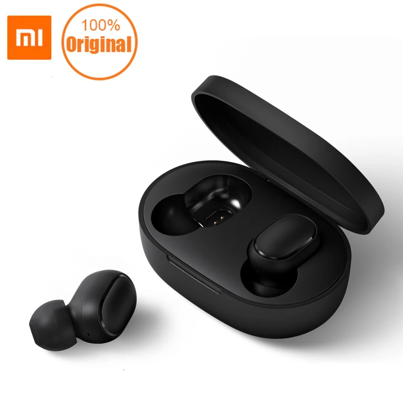 

Instock Xiaomi Redmi Airdots Xiaomi Wireless earphone Voice control Bluetooth 5.0 Noise reduction Tap Control