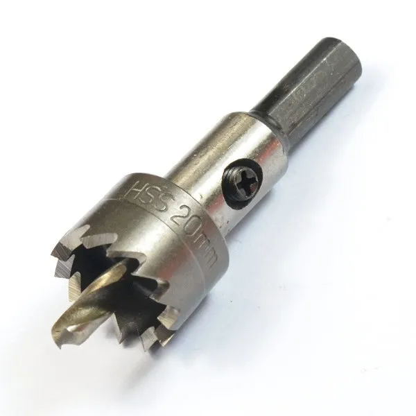 HSS Metal Drilling Hole Saw Cutter Tool 