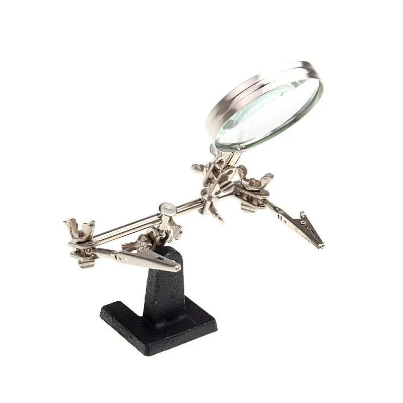 Quality Goods 3 In 1 Welding Magnifying Glass Auxiliary Clip Magnifier