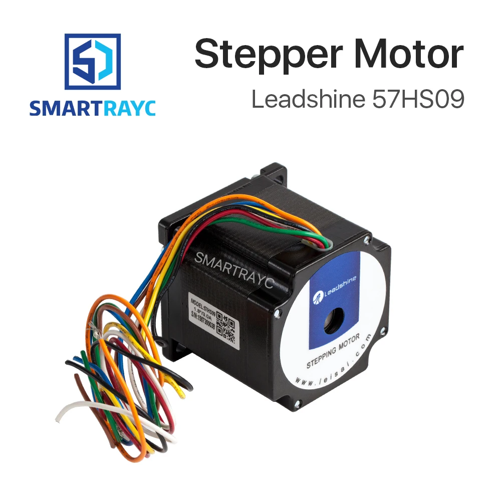 

Smartrayc Leadshine 2 phase Stepper Motor 57HS09 for NEMA23 4.2A Length 54mm Shaft 6.35mm