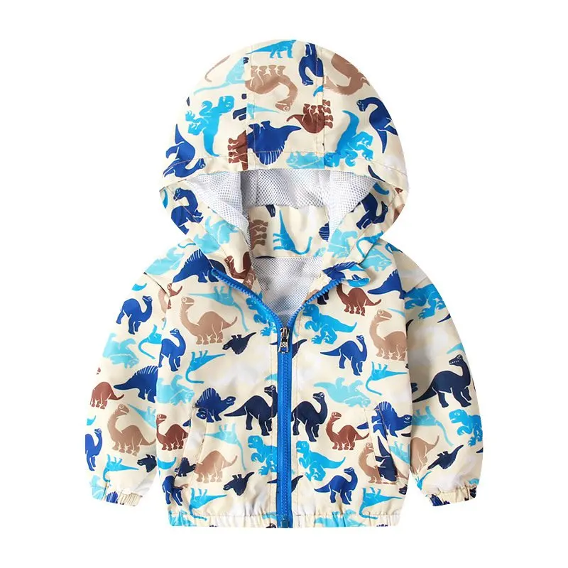Коллекция года, весенне-осеннее Детское пальто Детская куртка Верхняя одежда для мальчиков и девочек модная ветровка с рисунком для мальчиков одежда для малышей - Цвет: Style 8