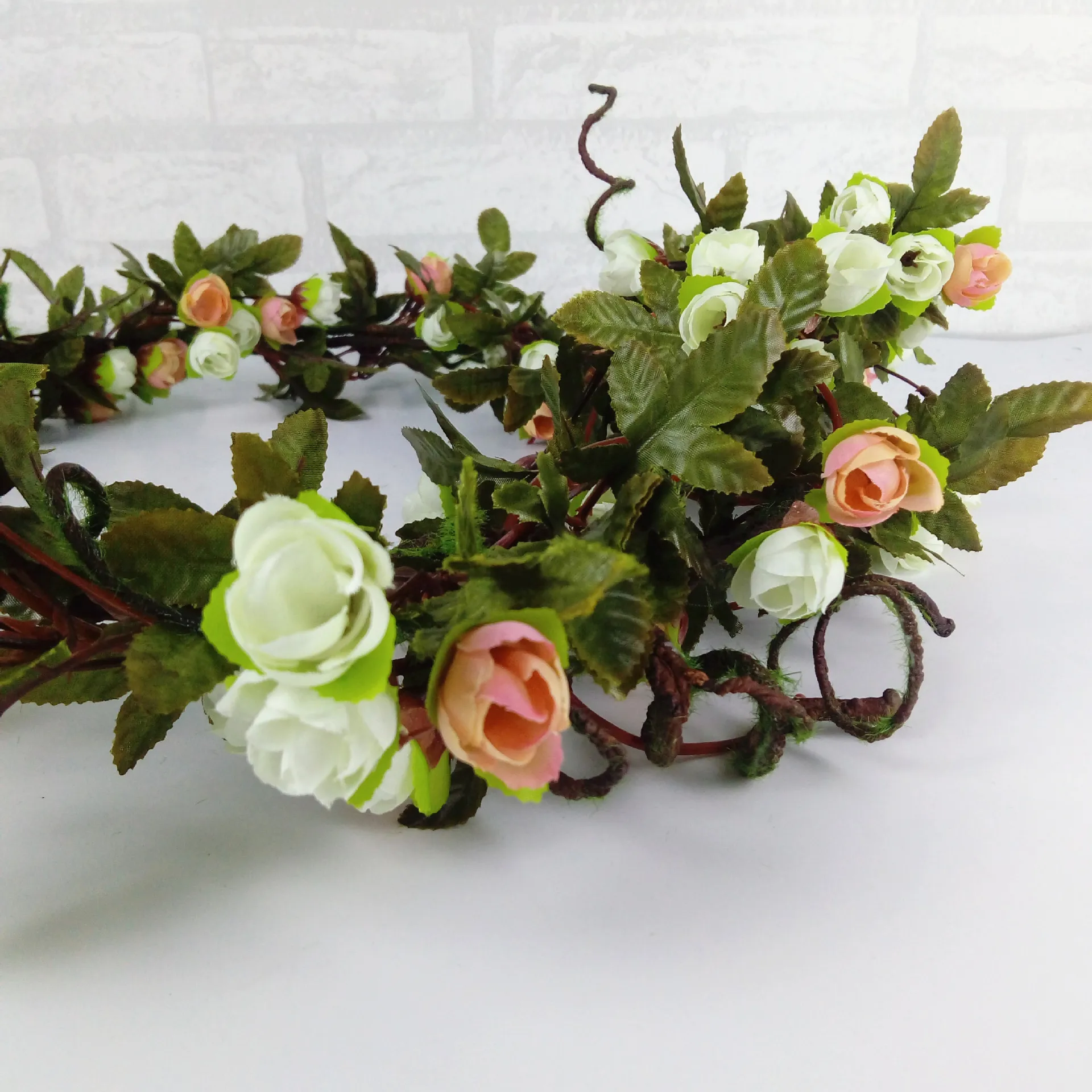 Simulation of 42 roses Korean vine flower wall decoration artificial