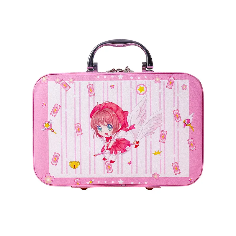 

Anime CardCaptor Card Captor Sakura Storage Bag Organizer Women Make Up Bag Cosmetic Bags Pouch Box Beauty Case