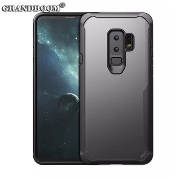 

500pcs New Viseaon Shockproof Protective Cases For Samsung S9 S8 Plus Note 9 8 A8 Plus 2018 PC+Soft TPU Flexible Clear Cover