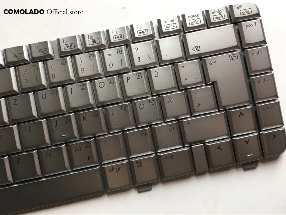 GR немецкая клавиатура для HP Pavilion dv4 1000 1300 1400 Серебряная Раскладка|Клавиатуры