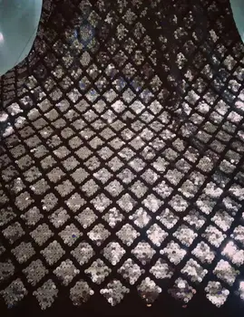 

nice looking feather embroidery tulle mesh lace fabric Sophiah-12.2514 with good quality for party dress