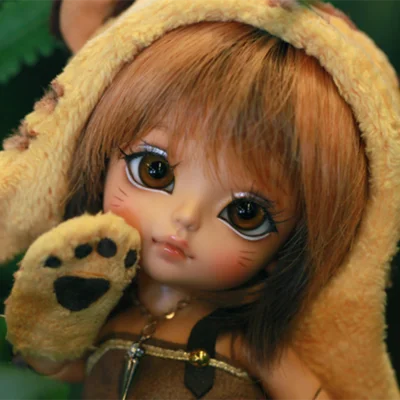 1/8 BJD желтая кукла счастливый