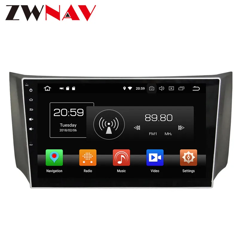 Top 4+32G Android 8.0 Car Multimedia Player head unit for Nissan Sylphy 2012 2013 2014 2015 2 din GPS Radio GPS Stereo Audio Player 13