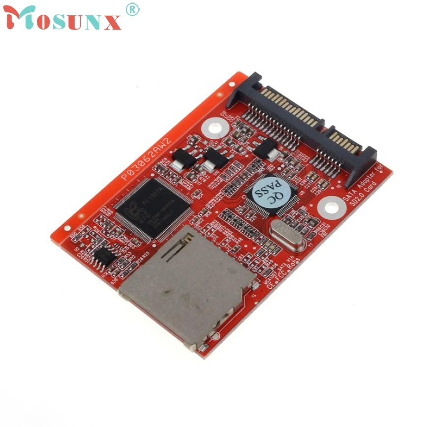 New SD SDHC MMC Card To SATA 7 with 15pin HDD Hard Disk Drive Converter jn5 цена New SD SDHC MMC Card To SATA 7 with 15pin HDD Hard Disk Drive Converter jn5 цены онлайн