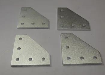 

OX machine parts 90 angle plate extrusion bracket Openbuilds 5-hole Joiner Plates *4