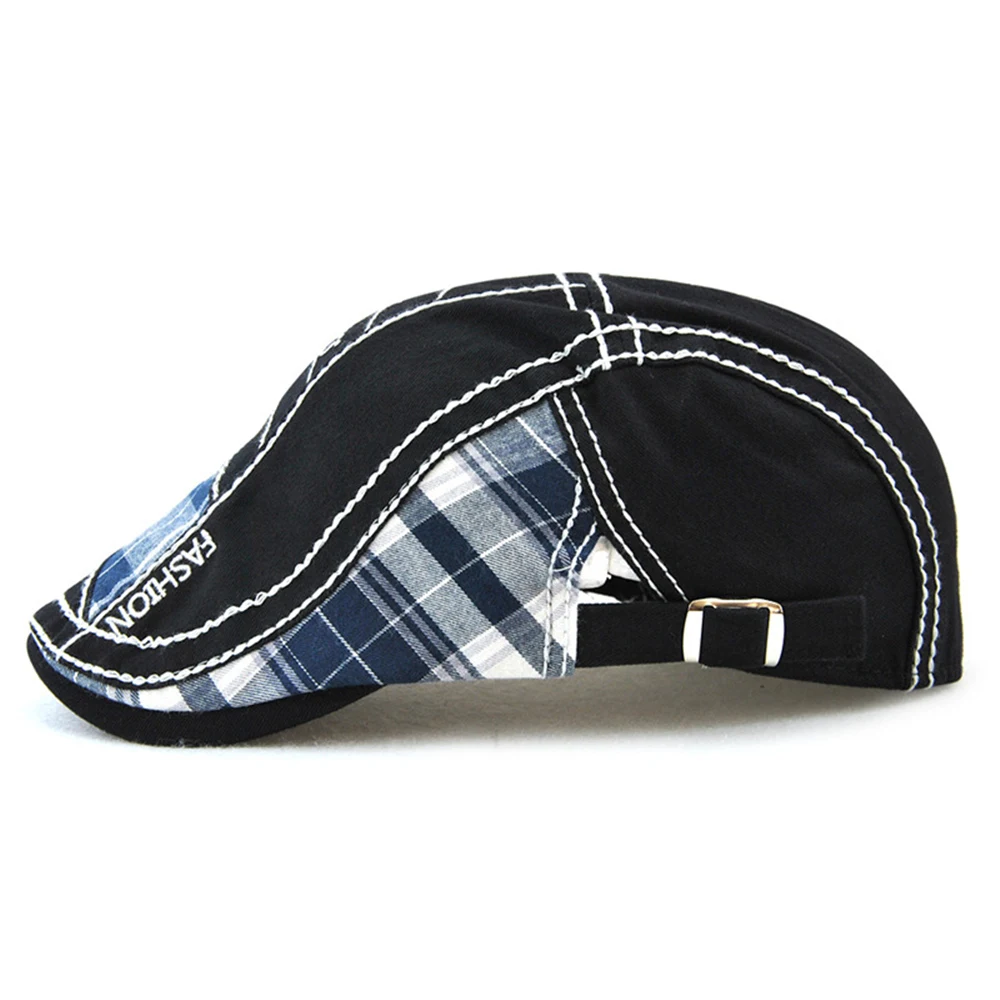 Flat Peaked Caps for Men Cotton Visor Bone Boina Gorras Planas Casquette Hats
