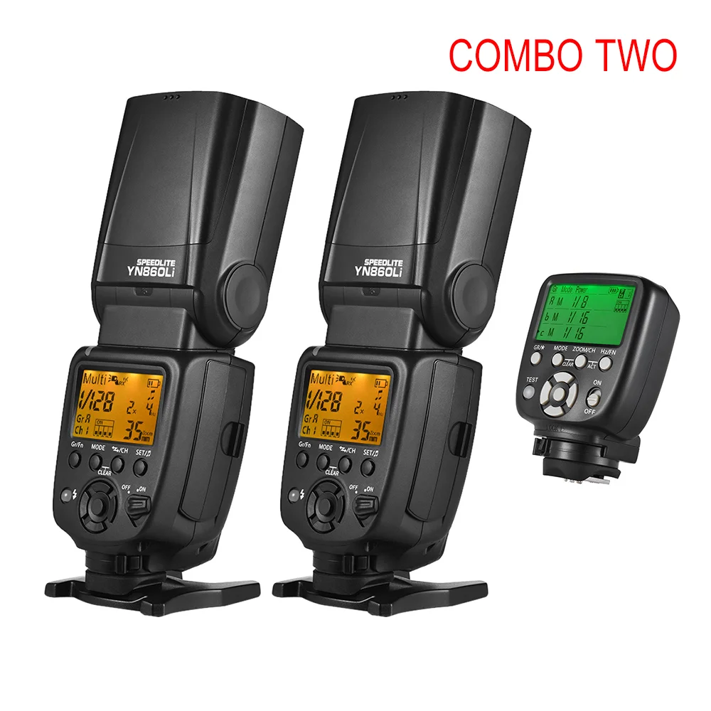 Беспроводной пульт дистанционного управления YONGNUO YN860Li Вспышка Speedlite + ручной