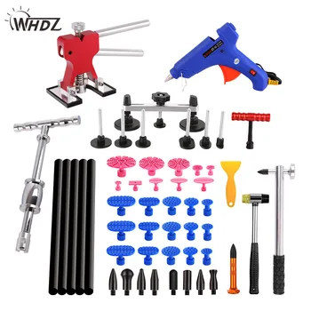 

WHDZ PDR Car dent repair tools kit 12v glue gun T-puller pulling bridge glue tabs hand tools Paintless Dent Removal