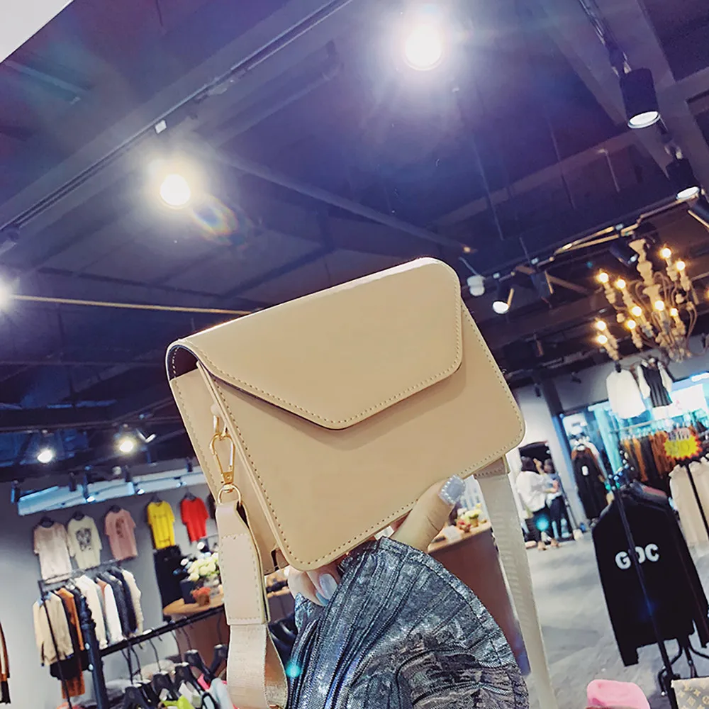 Новинка; модная женская сумка на ремне с клапаном; сумка на плечо в стиле ретро; универсальная сумка через плечо с широким ремешком; Прямая поставка