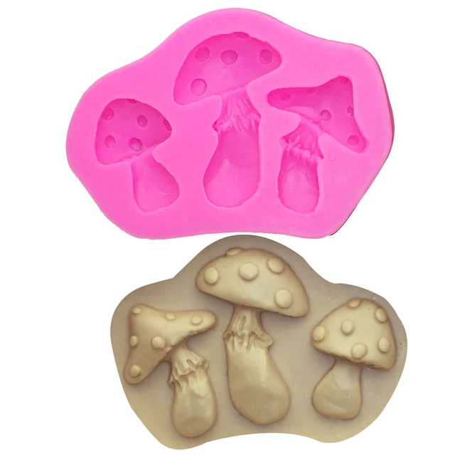 3D Mushroom Snail Fondant Mold Vegetable Keychain Chocolate Candy Silicone  Mould Cake Decorating Tool Cupcake Topper Ice Cube - AliExpress