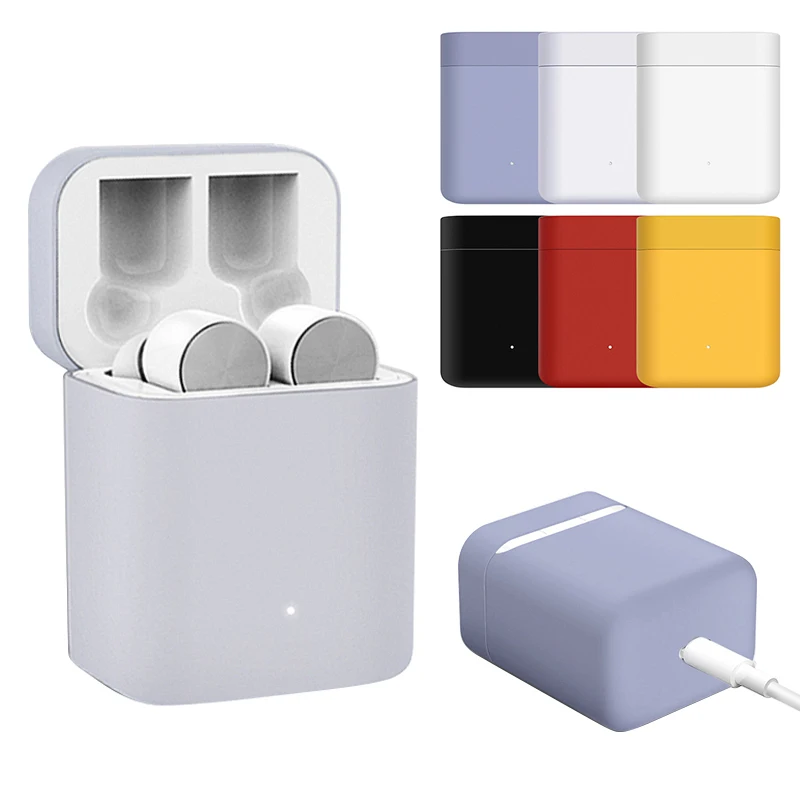Беспроводная Bluetooth гарнитура для Xiaomi Airdots новинка жидкий силиконовый чехол
