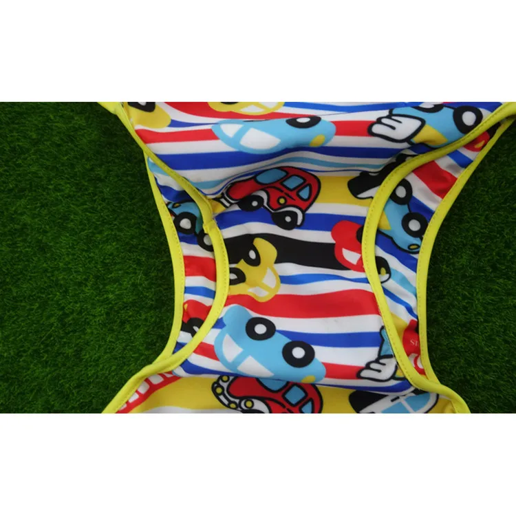 Новая детская одежда для купания Водонепроницаемая мультяшная пеленка для девочек детский купальник пеленки с животным цветком для девочек купальный костюм