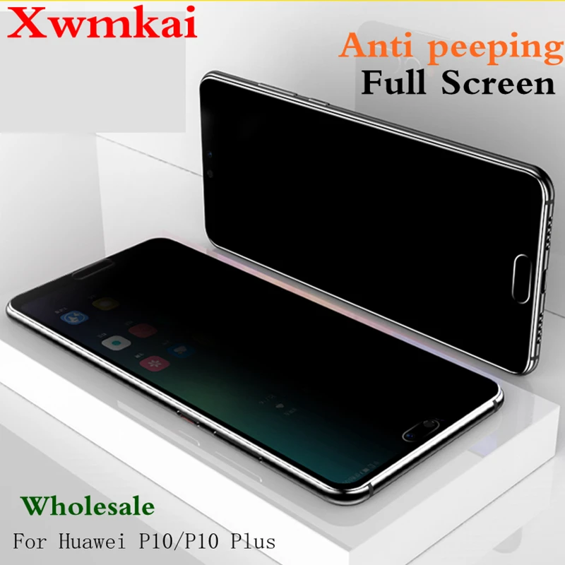 Xwmkai Защитная пленка для экрана из закаленного стекла Huawei P10 Plus шелковая защитная