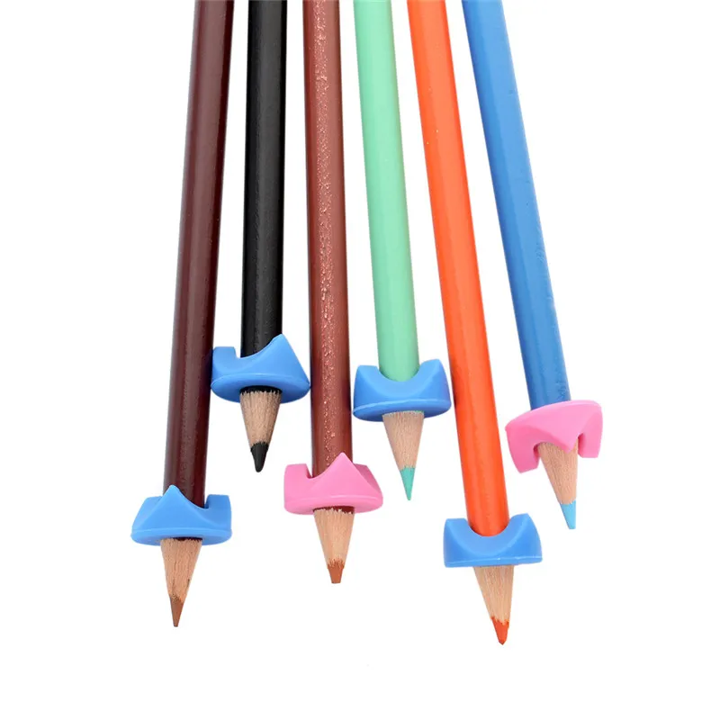10 точилка, ручки, силиконовые детские карандаши, школьные принадлежности, ручка для письма, устройство для коррекции положения пальцев