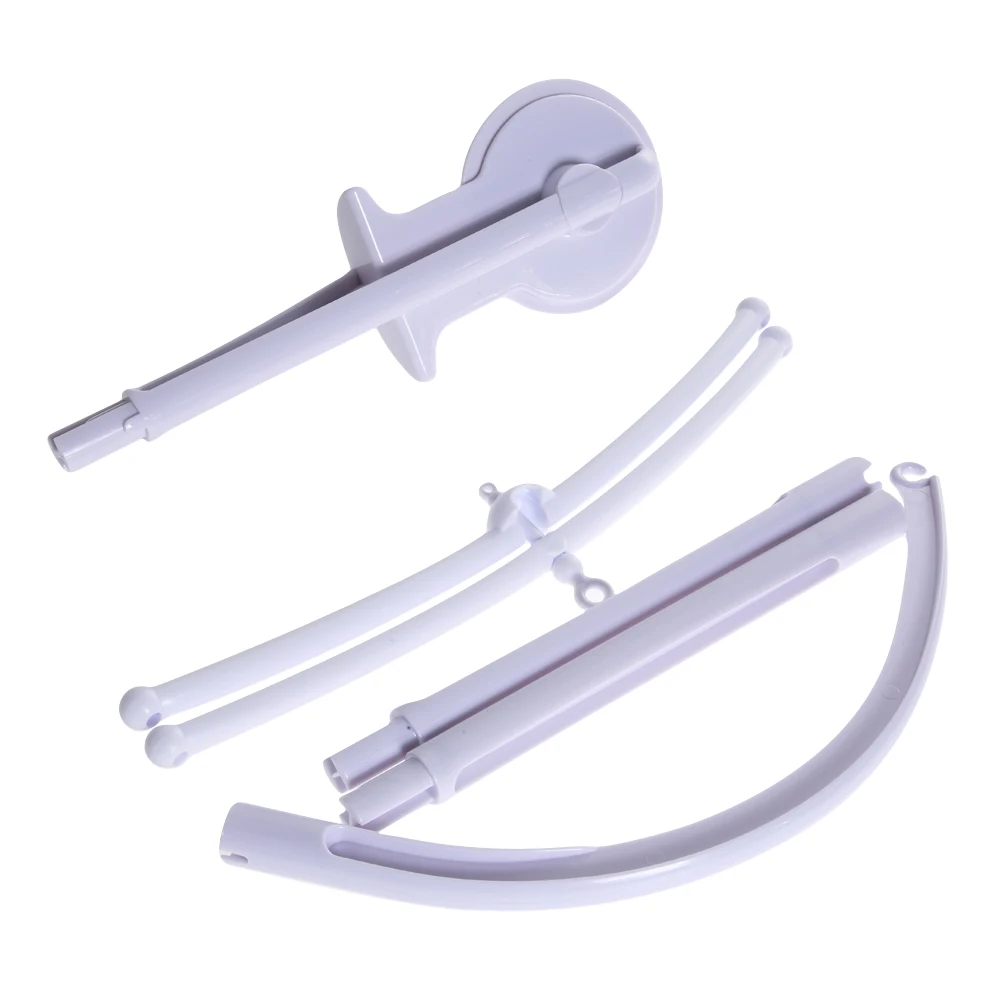 

72cm Baby Bed Hanging Rattles Toys Hanger DIY Hanging Baby Crib Mobile Bed Bell Toy Holder 360 Degree Rotate Arm Bracket Set Toy