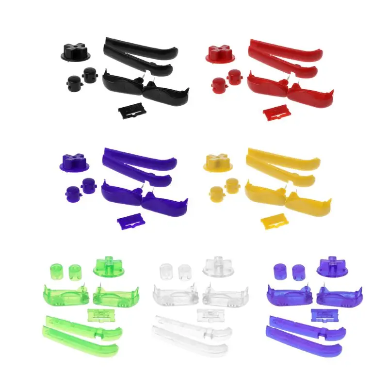 

A B Colorful L R Buttons Keypads for Gameboy Advance Buttons Frame for GBA D Pads Power ON OFF Buttons